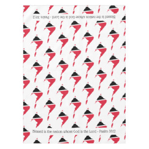 Mantel Salmo de la Nación Bendecida Cristiana TRINIDAD &