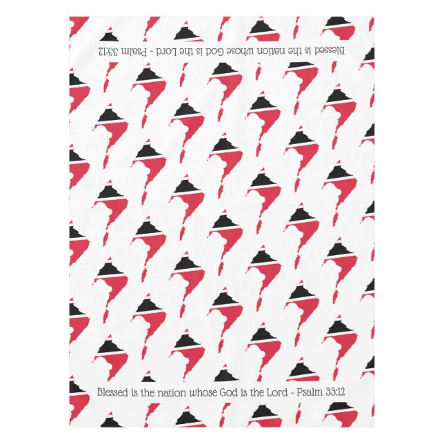 Mantel Salmo de la Nación Bendecida Cristiana TRINIDAD &  (Anverso)