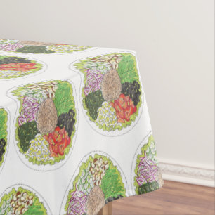 Mantel Salsa de Atún Nicoise Huevos Tomates Aceitunas Pat