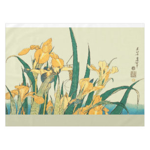 Mantel Saltamontes Hokusai y el iris Japón