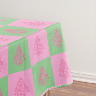 Mantel Saludos Árboles de Navidad-4-COTTON TABLECLOTH 52x