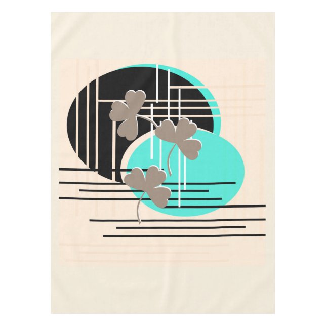 Mantel San Patricio, abstracción (Anverso)