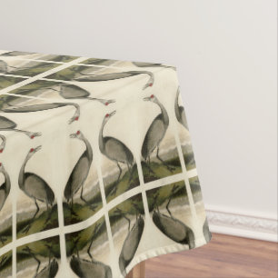 Mantel Sandhill Crane de los pájaros de América de Audubo