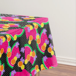 Mantel sandía roja amarilla Lemones tropicales