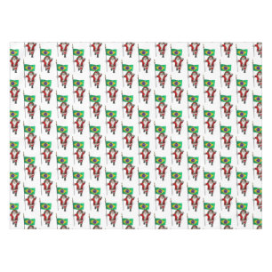 Mantel Santa Claus Con El Fin De Brasil