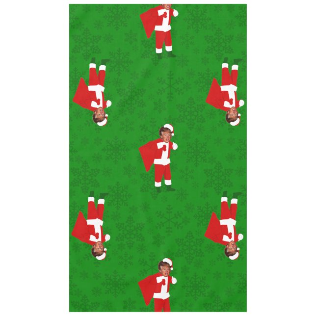 Mantel santa donald trump navidades feos (Anverso)