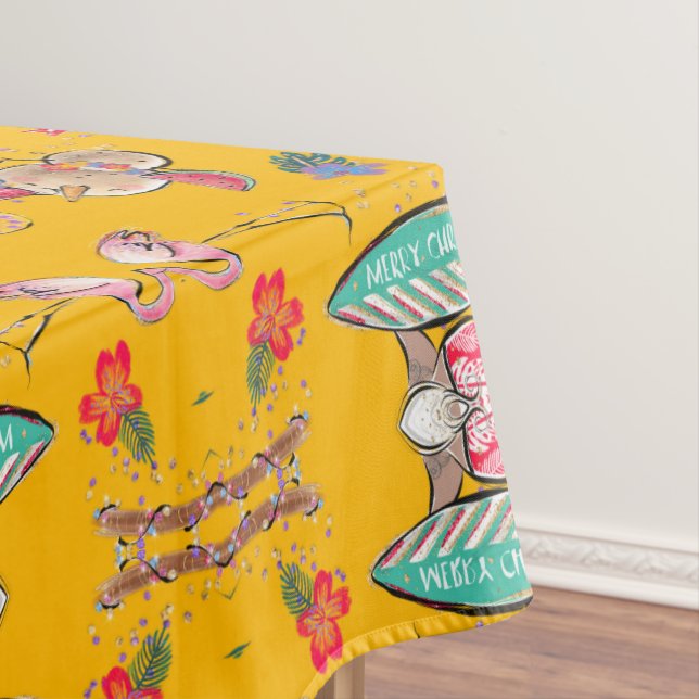 Mantel Santa Tropical Amarilla (In Situ)