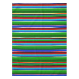 Mantel Sarape mexicano azul verde