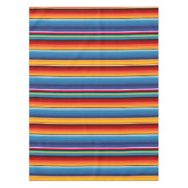 Mantel Sarape rojo mexicano de oro azul