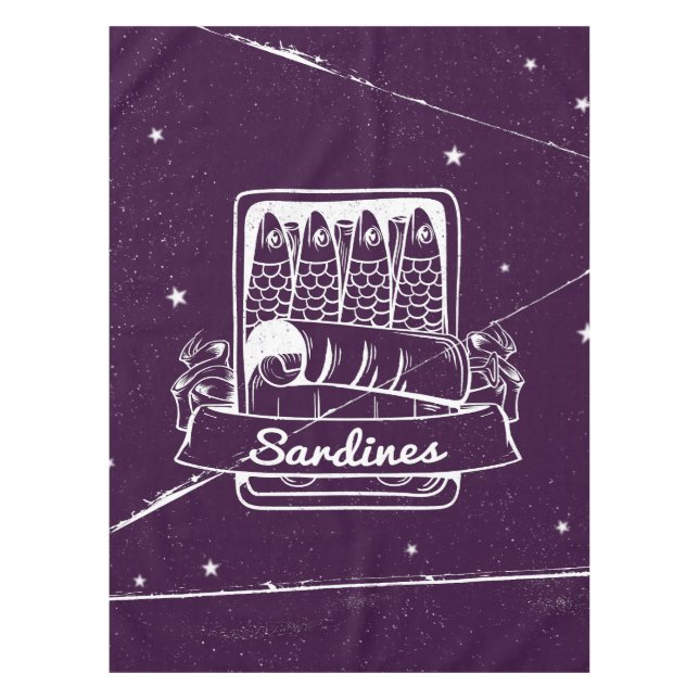 Mantel Sardinas en lata con problemas (Anverso)