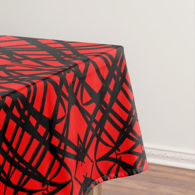 Mantel Scribe simple | Tejido Espejo | Rojo | (In Situ)