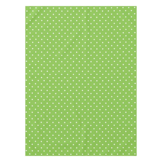 Mantel Seamless  bright lime polka dot pattern  (Anverso)