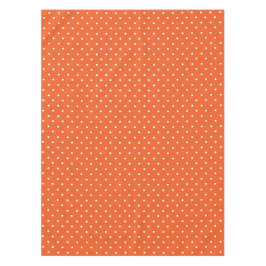 Mantel Seamless  bright orange background polka dot