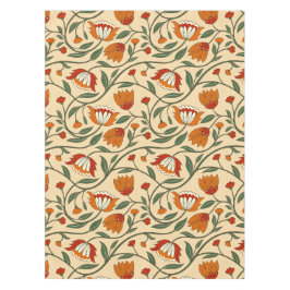 Mantel Seamless floral pattern in beige background