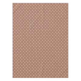 Mantel Seamless medium brown polka dot  pattern