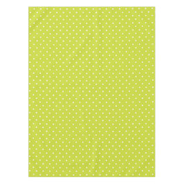 Mantel Seamless pattern  bright lime polka dot pattern