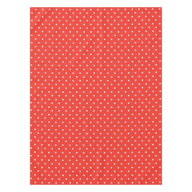 Mantel Seamless red background polka dot pattern (Anverso)