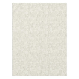 Mantel Sello de pasaporte Beige-Viaje Patterado