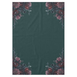 Mantel Selva Oscura Verde Elegante Boda Maroon Mauve