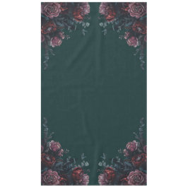 Mantel Selva Oscura Verde Elegante Boda Maroon Mauve