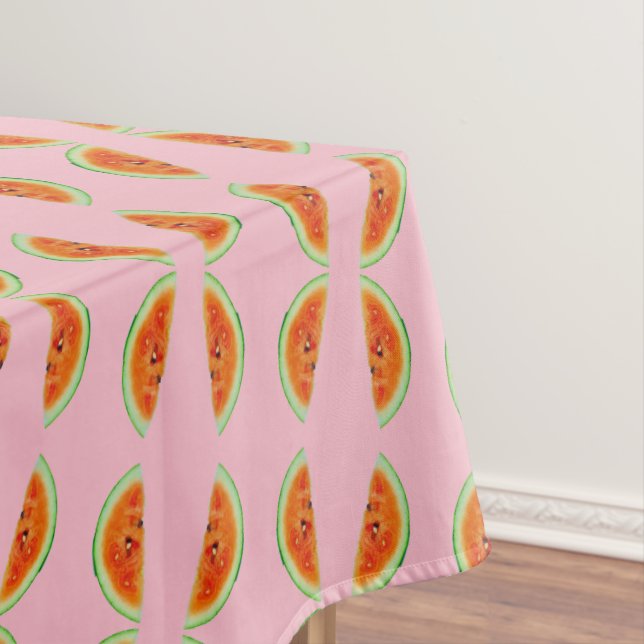 Mantel Semillas de barbacoa verde rosa de la sandía para  (In Situ)