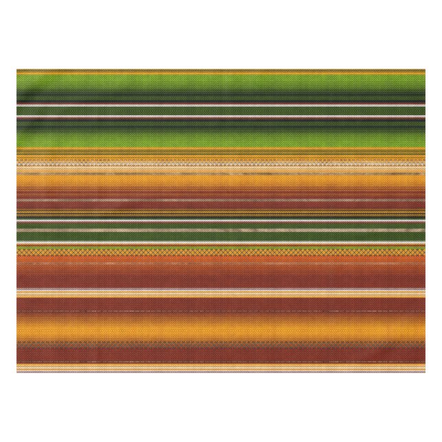 Mantel Serape mexicano #1 (Frente (Horizontal))