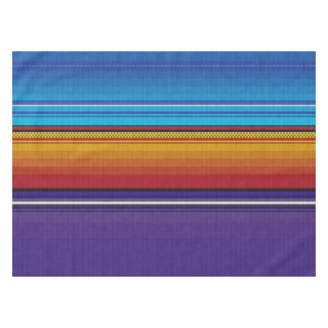 Mantel Serape mexicano #4 (Frente (Horizontal))