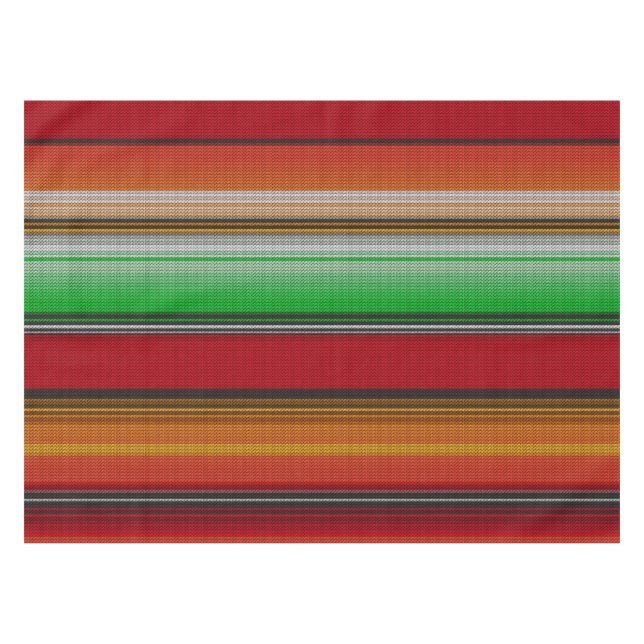 Mantel Serape mexicano #6 (Frente (Horizontal))
