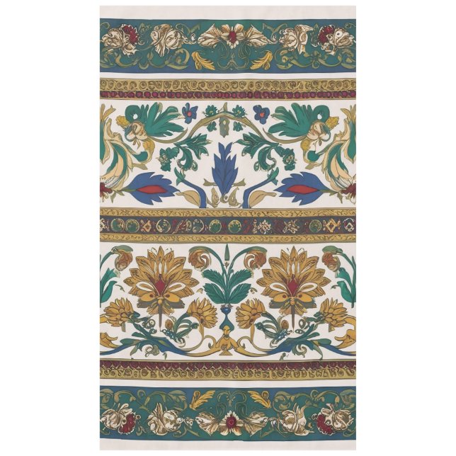 Mantel Serbian ethnic seamless design 7 60x104 (Anverso)