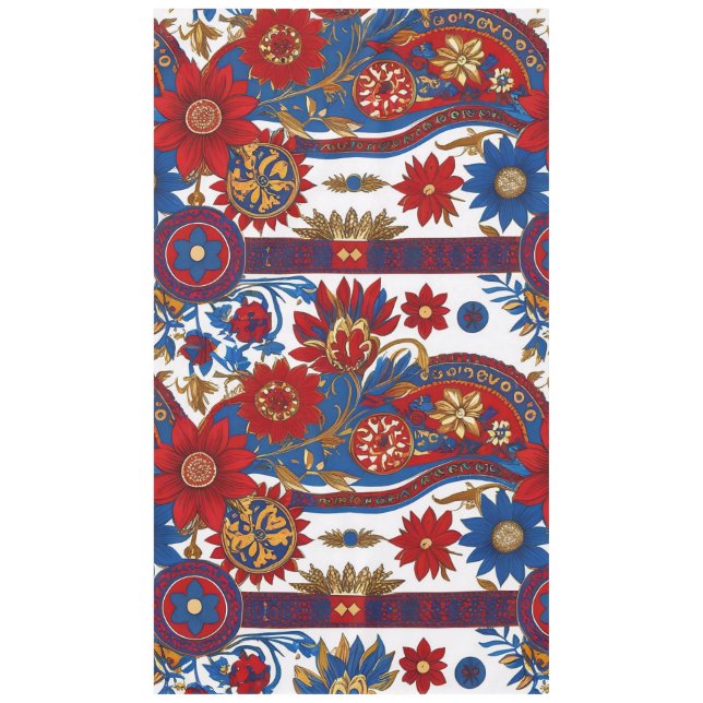 Mantel Serbian ethnic seamless design 8 60x104 (Anverso)