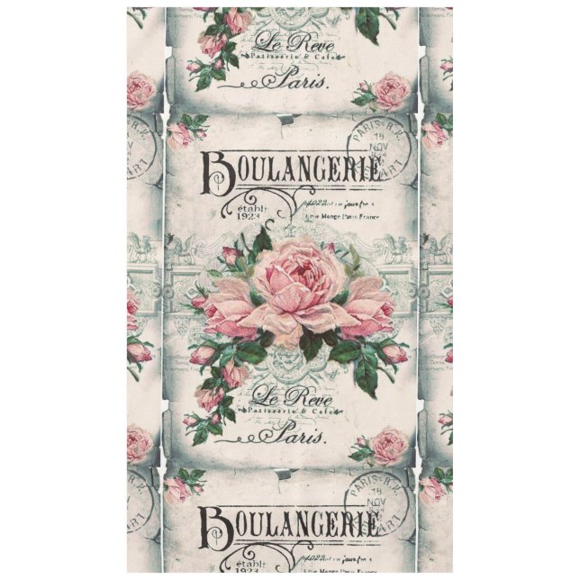 Mantel shabby chic, decoupage, victorian, french chic, pa (Anverso)