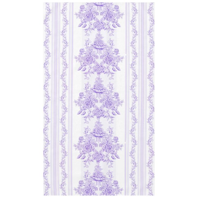 Mantel Shabby chic,lavender,toile,patrón,floral,Victoria (Anverso)