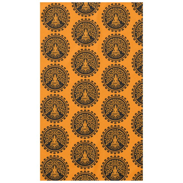 Mantel Siddhartha Gautama, arte budista (Anverso)