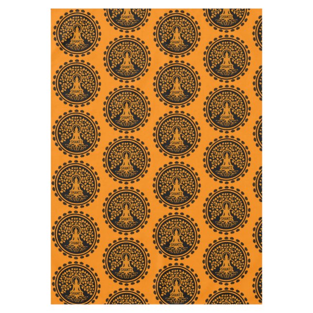 Mantel Siddhartha Gautama, arte budista (Anverso)