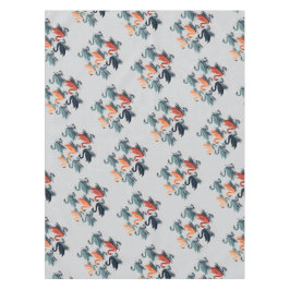 Mantel Siete Cisnes Un Estilo De Esténcil De Natación De 