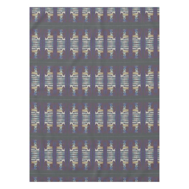 Mantel Silhouette de San Marcos (Anverso)