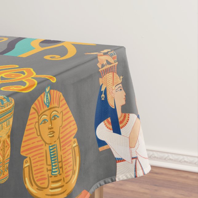 Mantel Símbolo de patrón jeroglífico egipcio antiguo (In Situ)