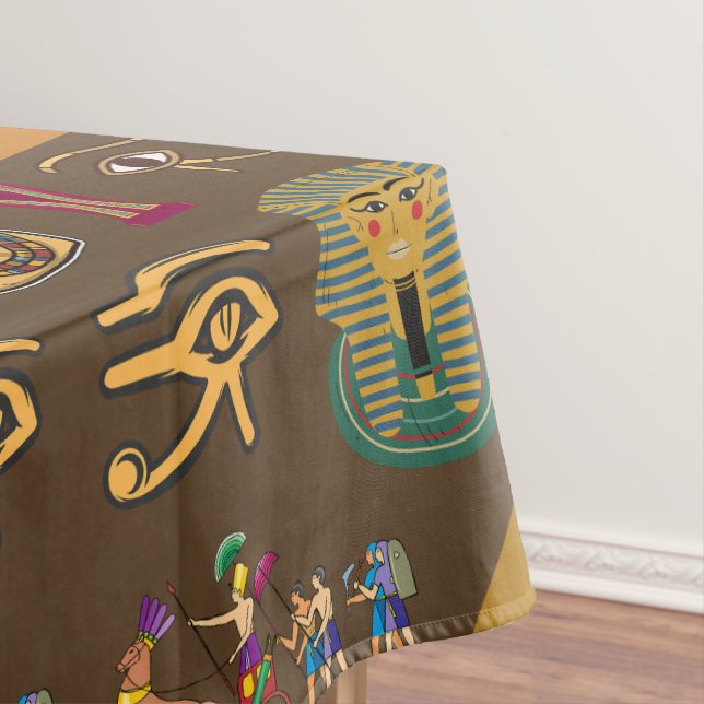 Mantel Símbolo de patrón jeroglífico egipcio antiguo (In Situ)