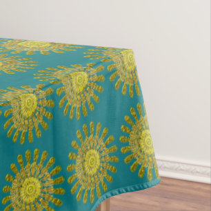 Mantel Símbolo de sol dorado decorativo