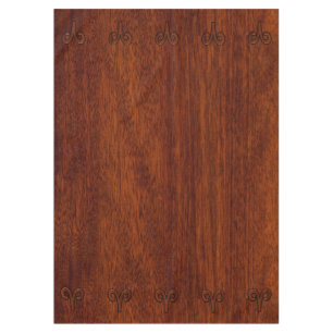 Mantel Símbolo zodiaco de Aries moderno en caoba como imp