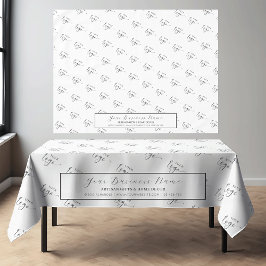 Mantel Simple Elegant Company Logo Trade Show Branded