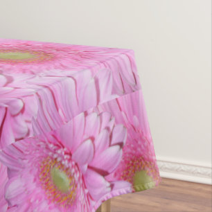 Mantel Sinfonía de Gerberas Rosadas,