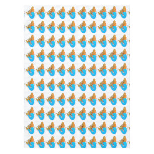 Mantel sirenas de cola azul