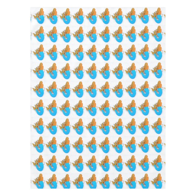 Mantel sirenas de cola azul (Anverso)