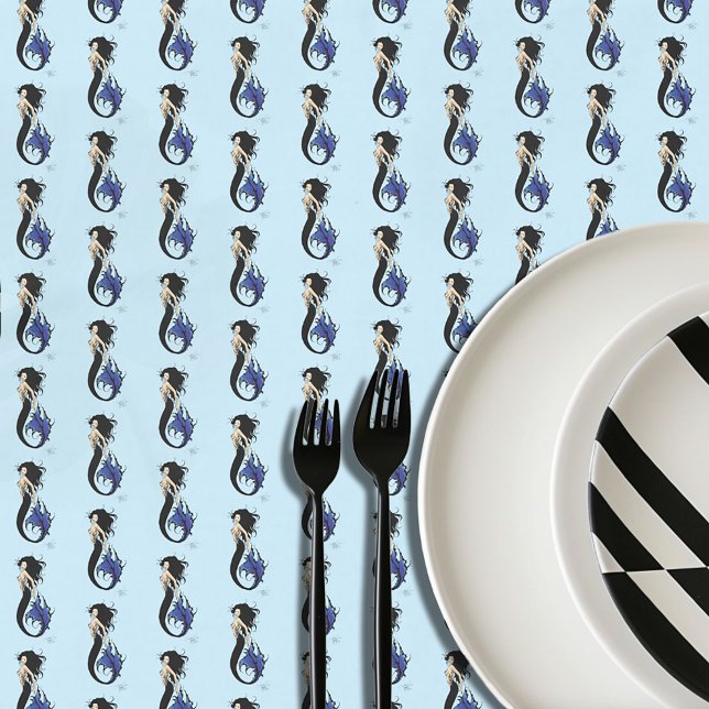 Mantel Sirenas tribales azules (Subido por el creador)