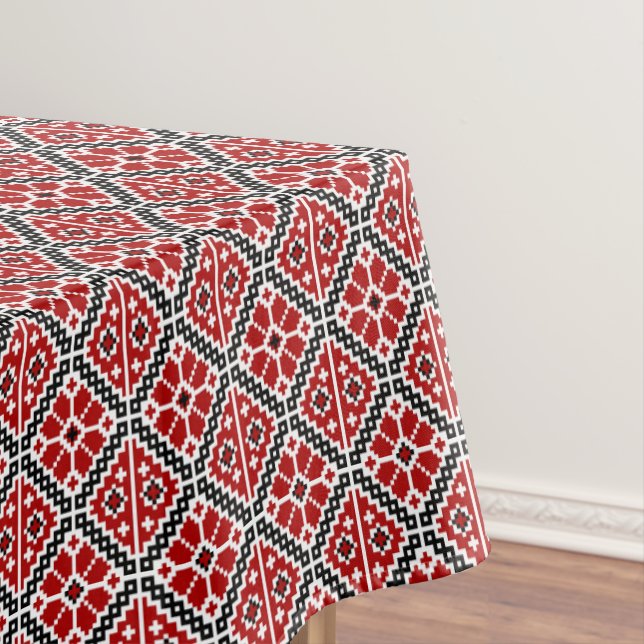 Mantel Slavic Ethnic Embroidery, Balkan Traditional (In Situ)