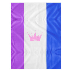 Mantel SlipperyJoe arrastra bandera de orgullo púrpura bl
