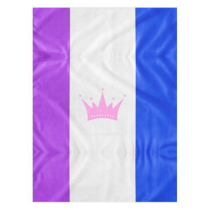 Mantel SlipperyJoe arrastrar bandera de orgullo gallo azu