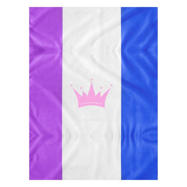 Mantel SlipperyJoe arrastrar bandera de orgullo gallo azu (Anverso)