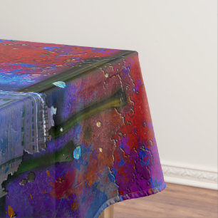 Mantel SlipperyJoe NYC grafiti luna rodeada de nubes dram